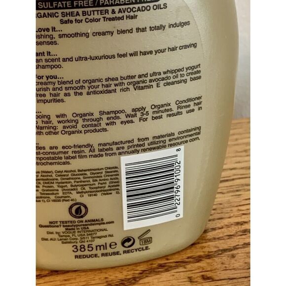 Organix Smoothing Shea Butter Conditioner 13oz OGX Discontinued Moisture Whipped - Picture 4 of 4